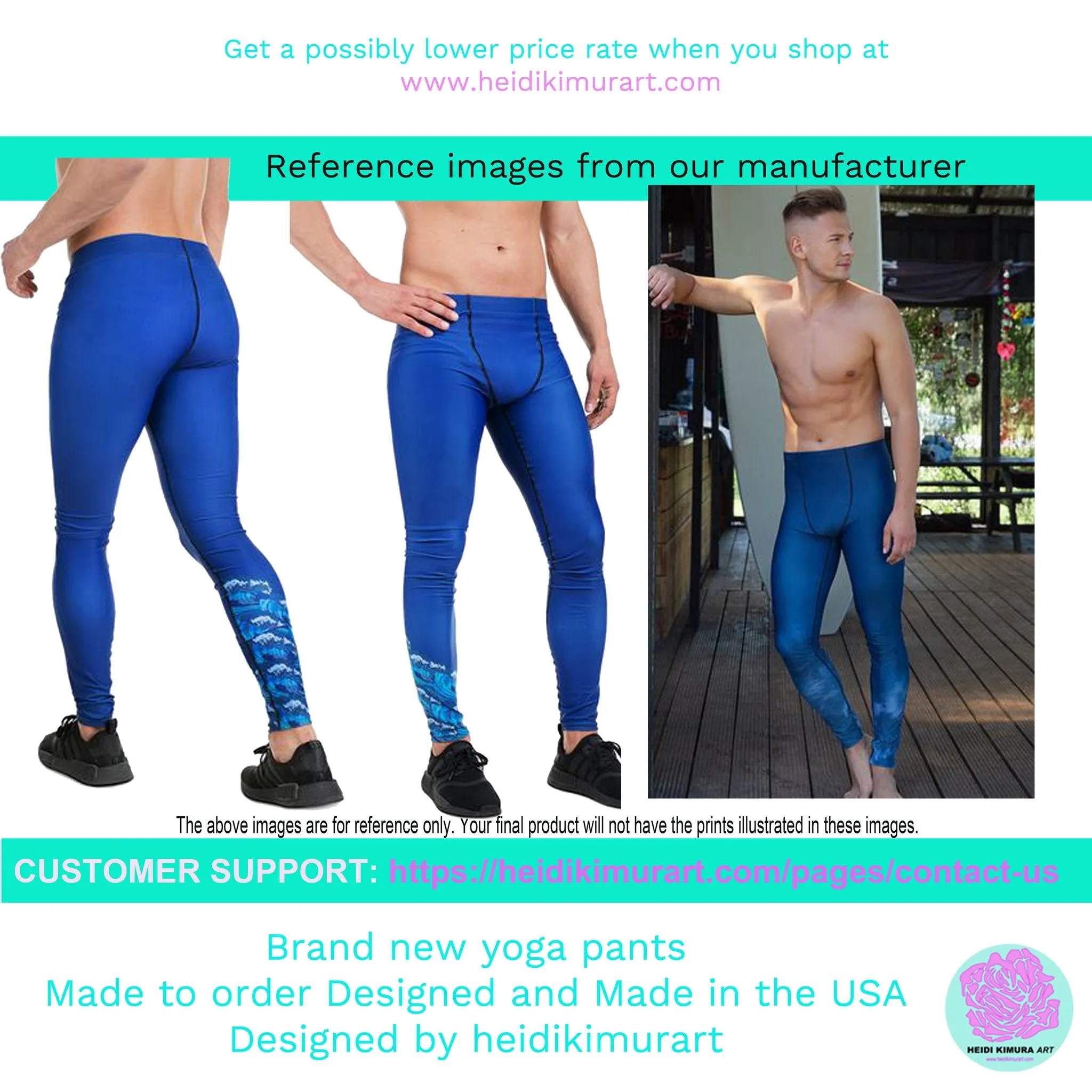 Pink Black Striped Meggings, Premium Best Men's Leggings Running Tights-Made in USA/EU/MX