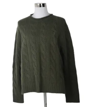 Polo Olive Green Wool & Cashmere Sweater sz 6