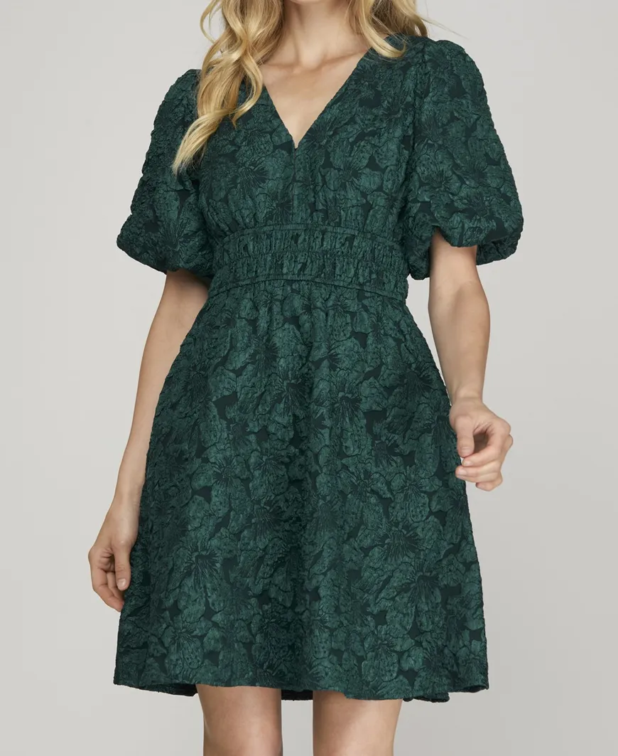 Rae Green Holiday Dress