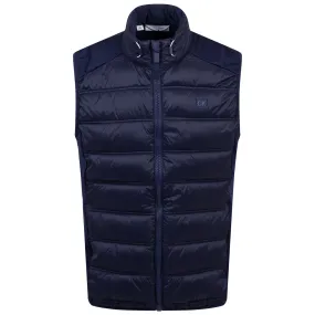 Rangewood Full Zip Hybrid Gilet Evening Blue - SS24