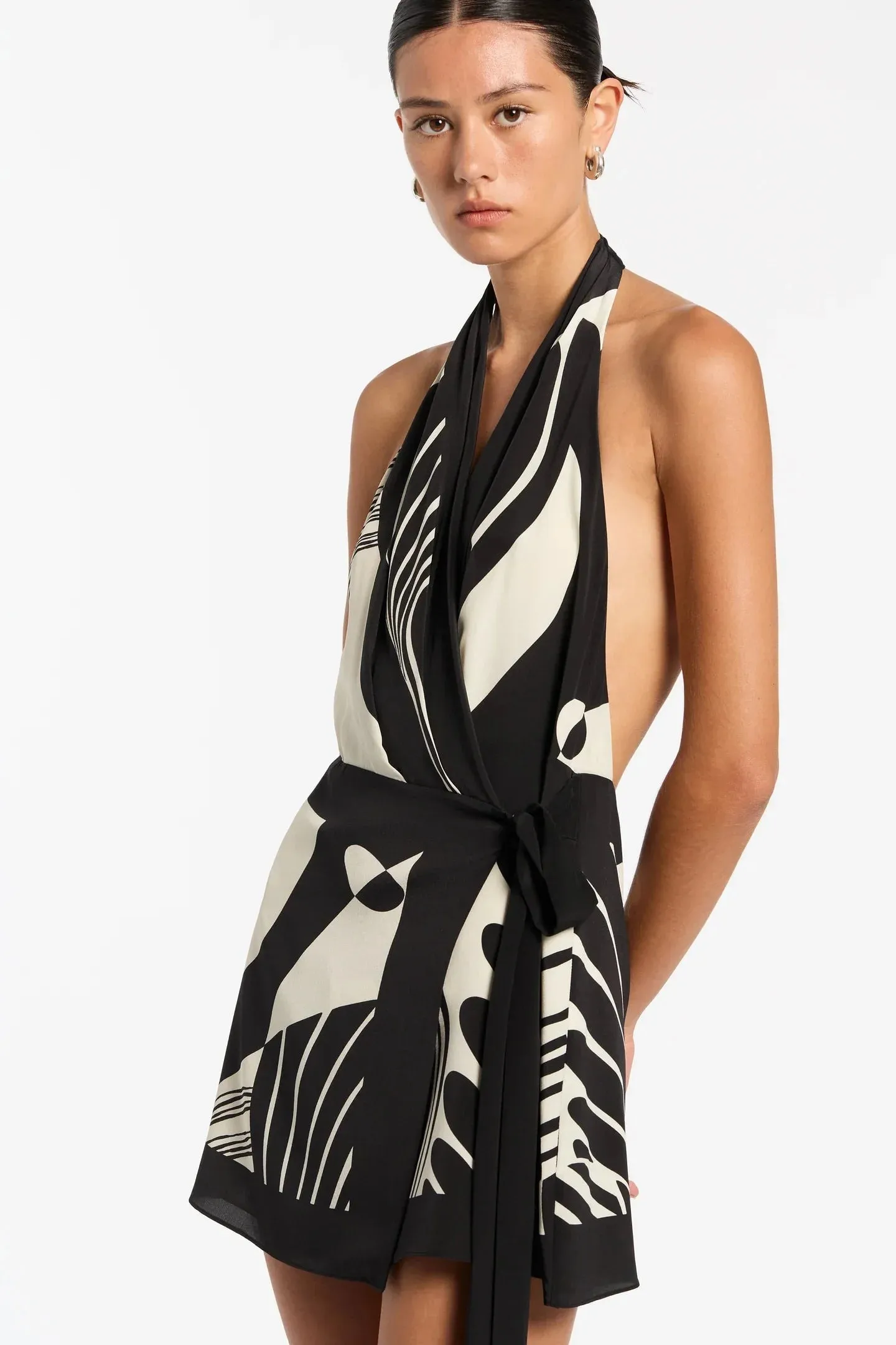 Realisme Wrap Halter Dress