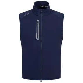 RLX Classic Fit Full Zip Luxury Jersey Gilet Refined Navy - 2024