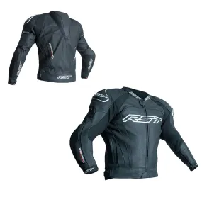 RST Tractech Evo 3 CE Leather Sports Jacket - Black