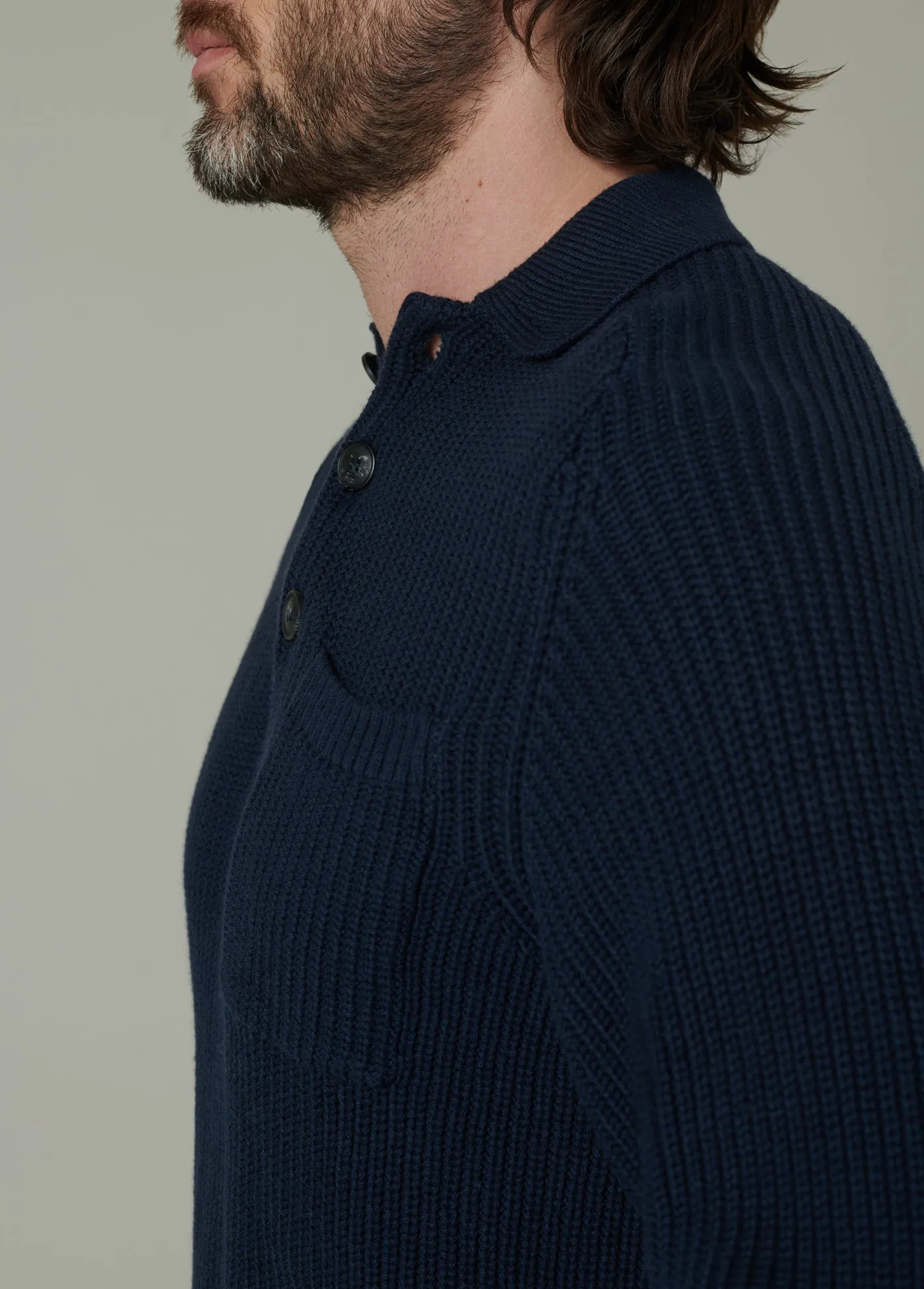 RUBEN POLO SWEATER