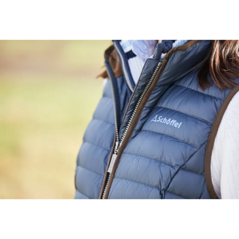 Schoffel Launde Down Ladies Gilet - Petrol Blue