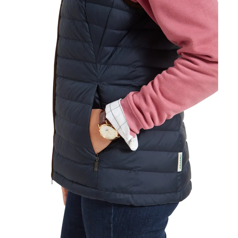 Schoffel Launde Down Ladies Gilet - Petrol Blue