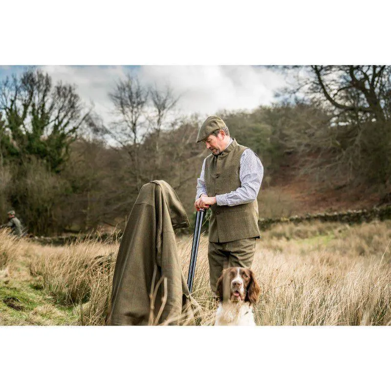 Schoffel Nehru Tweed Waistcoat - Buckingham Tweed