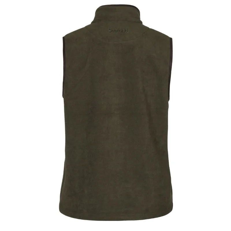 Seeland Woodcock Earl Mens Fleece Gilet - Pine Green Melange