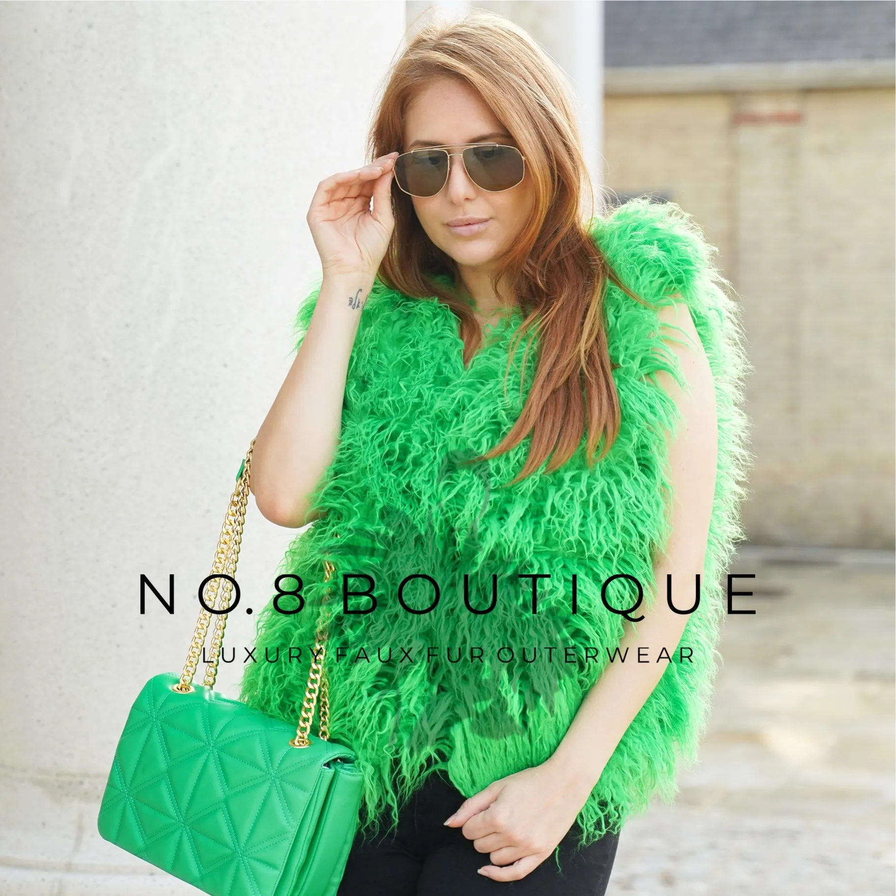 Shaggy Mongolian Faux Fur Gilet