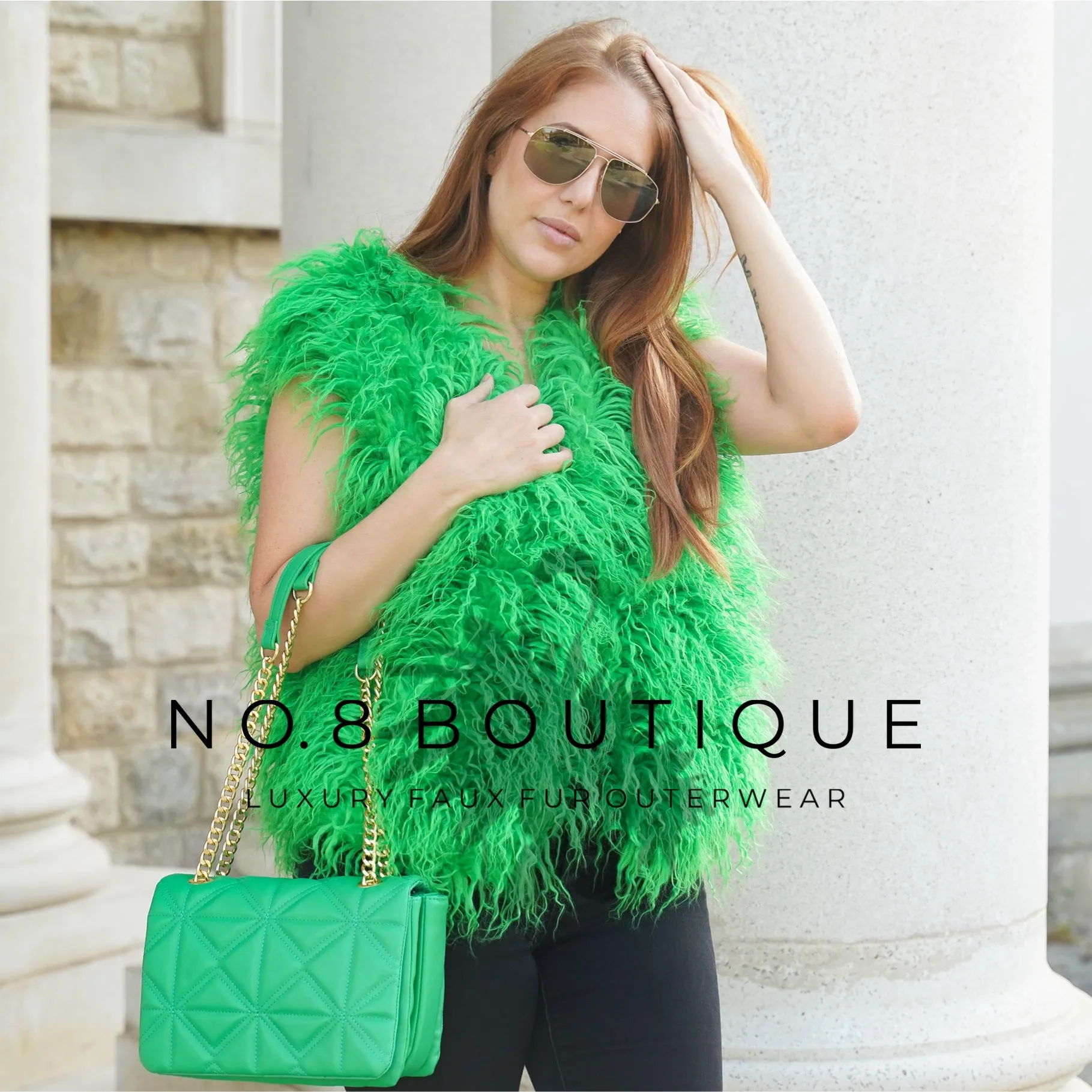 Shaggy Mongolian Faux Fur Gilet