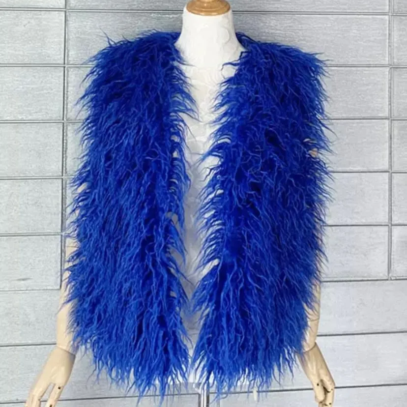 Shaggy Mongolian Faux Fur Gilet