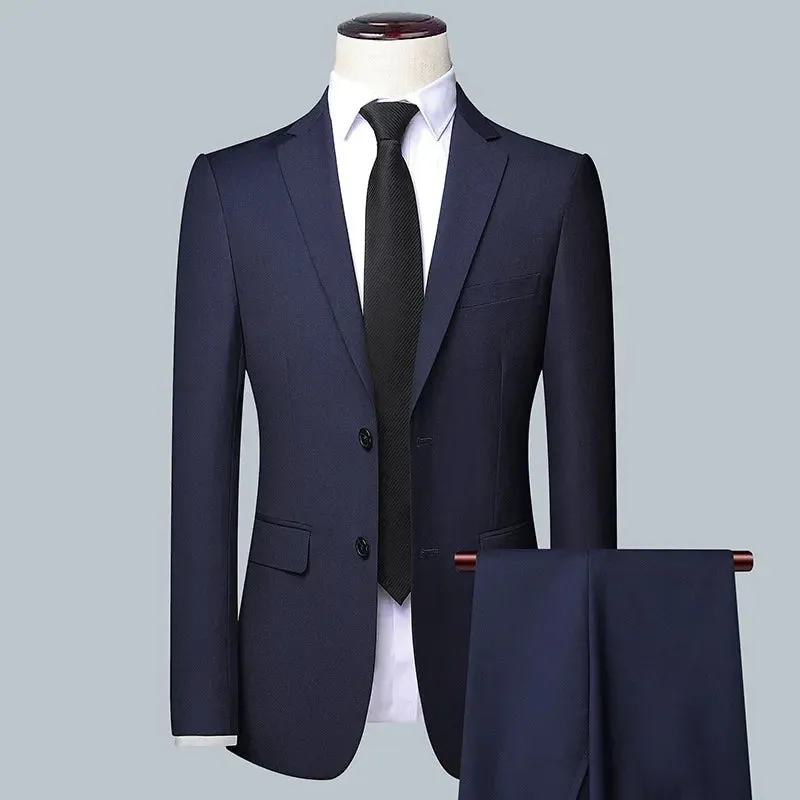 Slim Fit 3-Piece Men's Suit – High-Quality Blazer, Waistcoat & Trousers for Business, Job Interviews, and Elegant Occasions