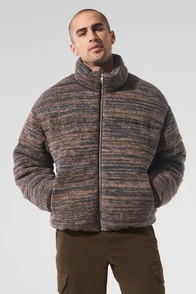 Stage Sweater Puffer - Brown Multi