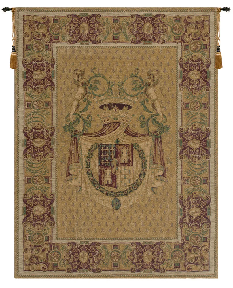 Stemma Tours Chenille Italian Tapestry Wall Hanging