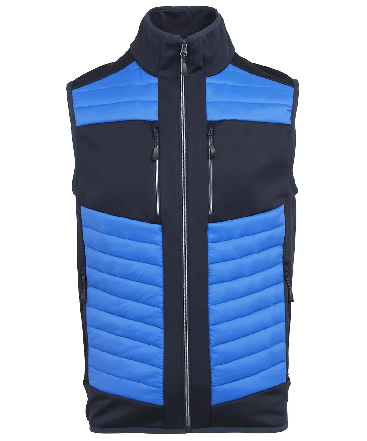 Strong Blue/Navy - E-Volve unisex thermal hybrid bodywarmer