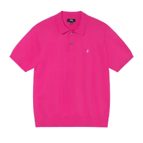 Stüssy - Classic S/S Polo Sweater - (Pink)