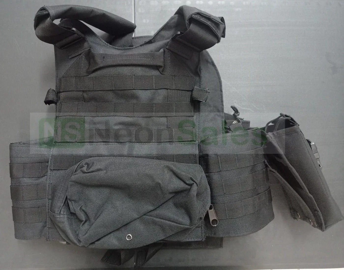 TACASSIST 320X250 TAC MOLLE VEST - BLACK