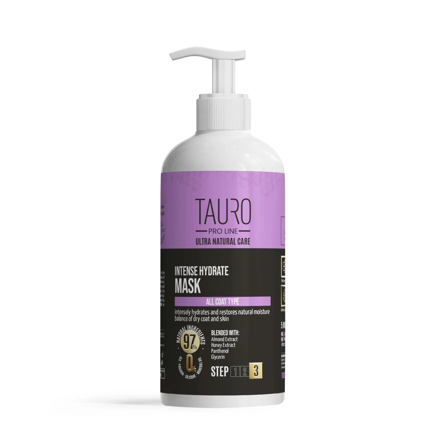 Tauro Pro Line Ultra Natural Care intense hydrate mask for dogs and cats skin and coat