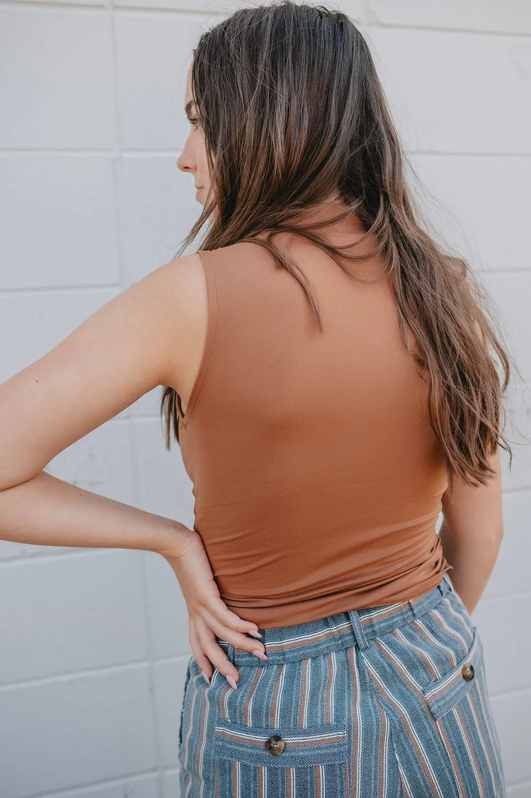 The Ondria Top by Steve Madden - Caramel