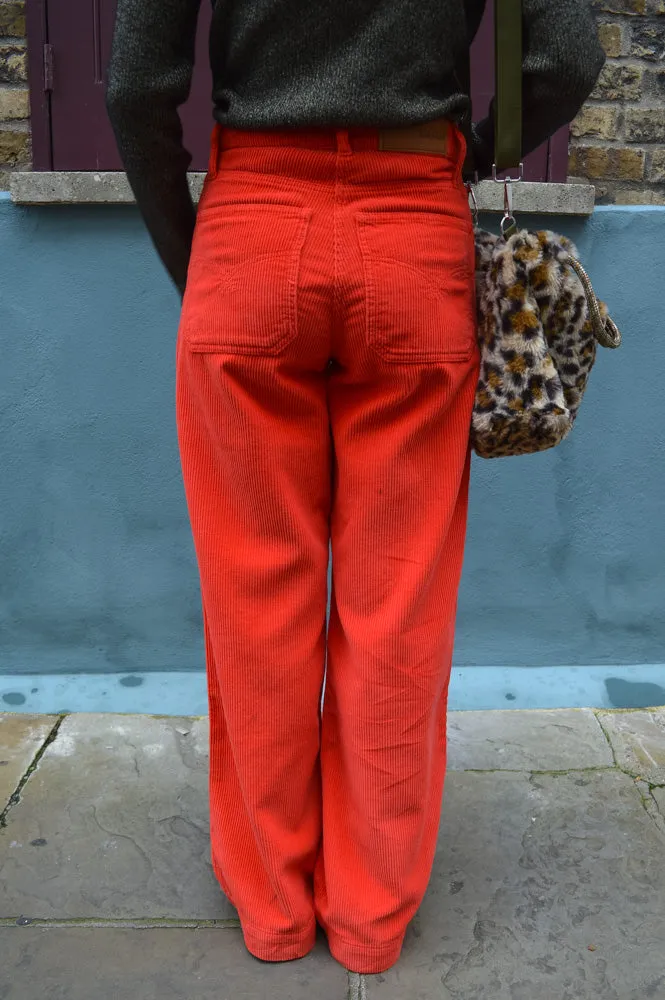 Tinsels Bailey Molly Red Cord Trouser