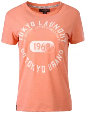 Tokyo Laundry Clarissa t-shirt in Orange