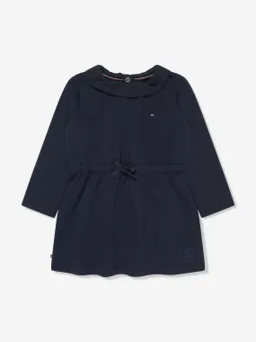 Tommy Hilfiger Baby Girls Lace Collar Dress in Navy