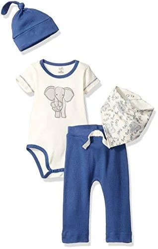 Touched by Nature Baby Organic Layette Set 4-Piece