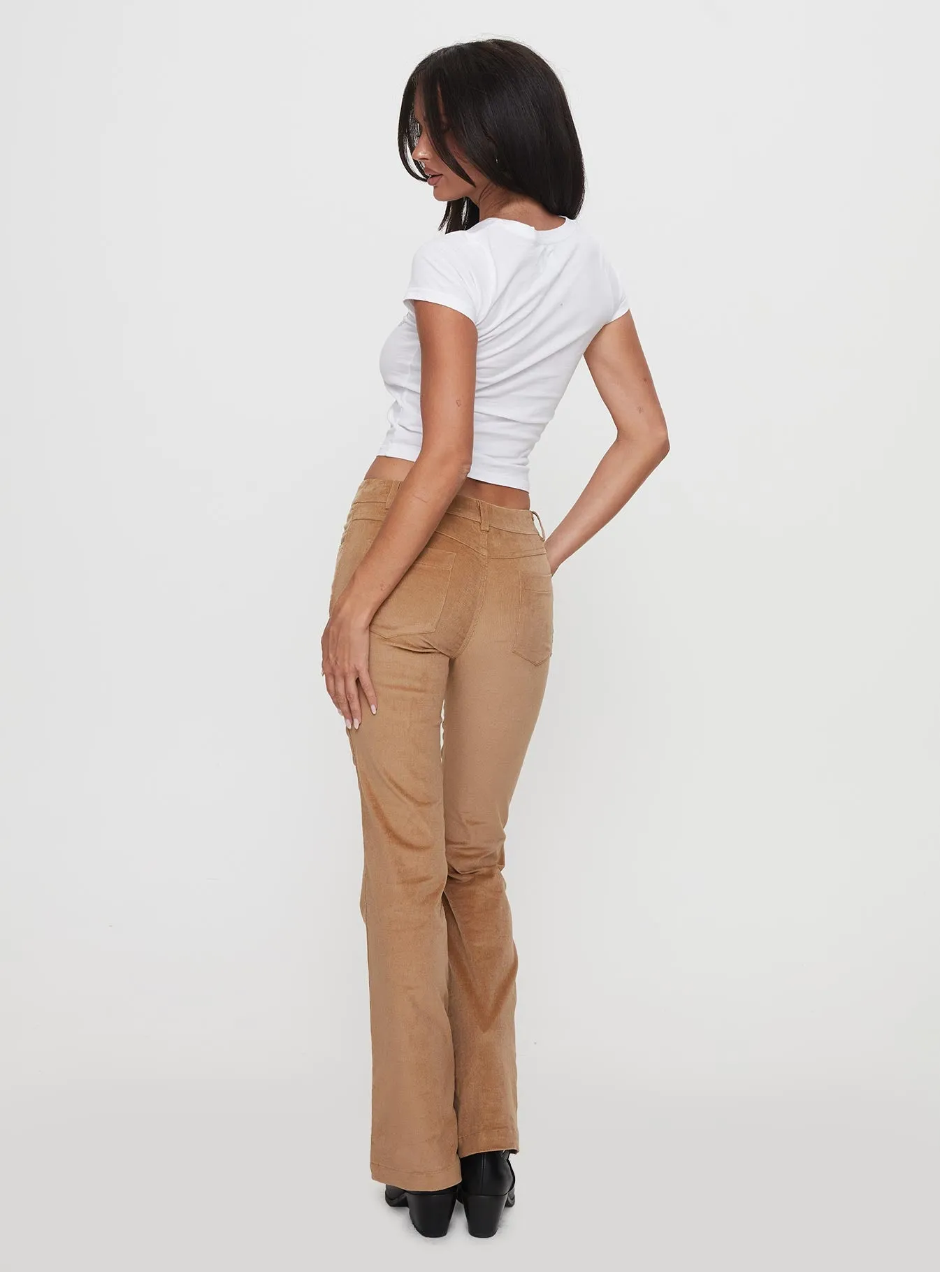 Troubadour Low Waist Jeans Tan