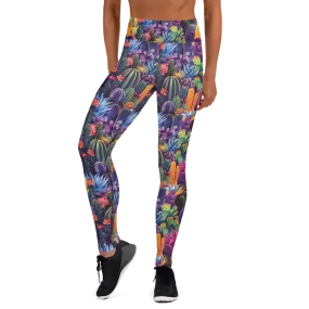 Twilight Cactus Yoga Pants