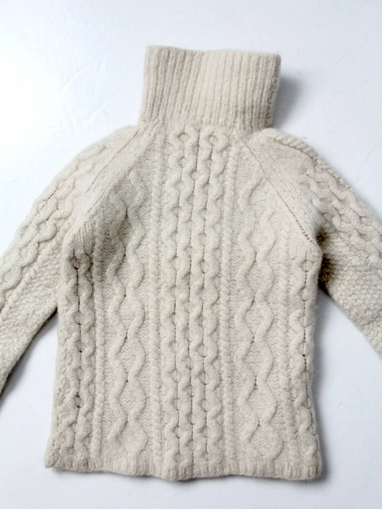 vintage 60s Penney's cable knit sweater