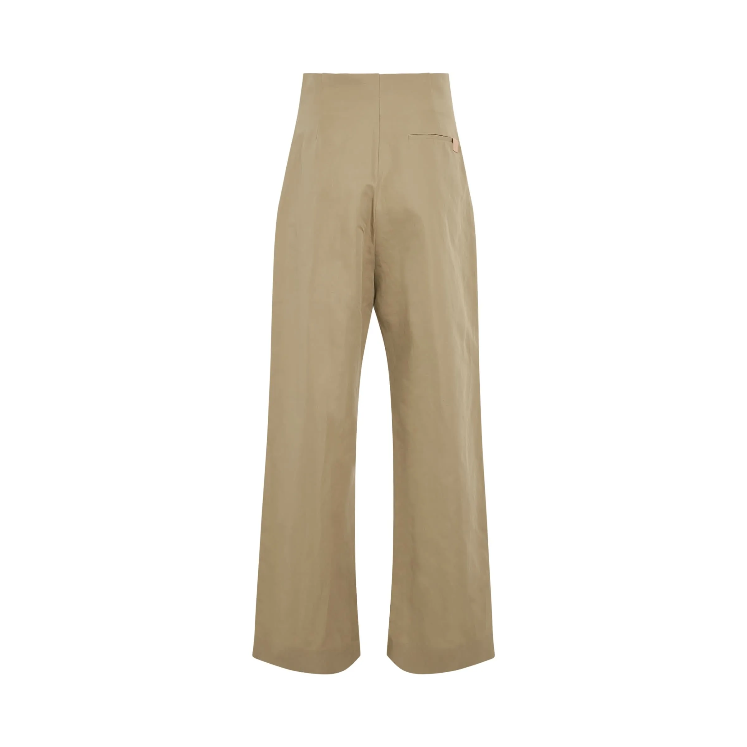 Wide Leg Trousers in Coriander