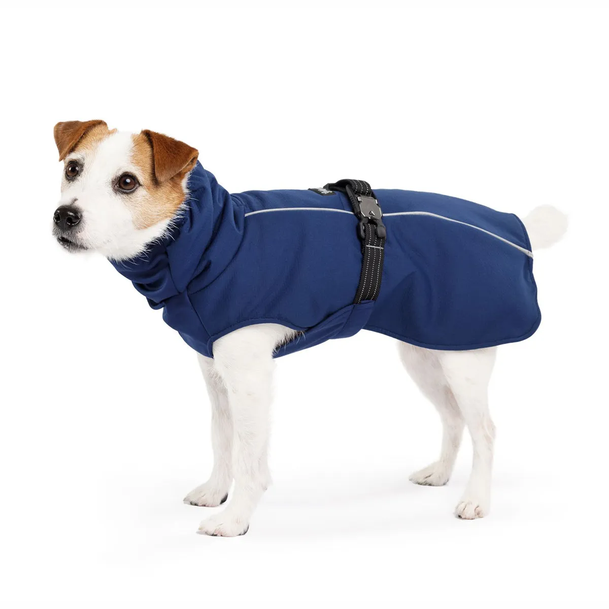 Winter Paw Fleece Dog Coat Navy