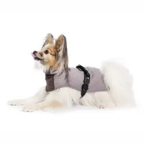 Winter Paw Fleece Dog Coat Silver