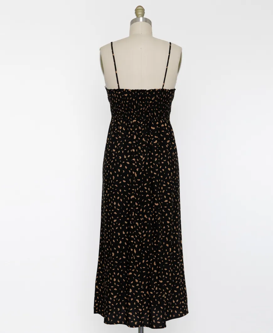 Wren Midi Black Dress