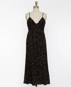 Wren Midi Black Dress