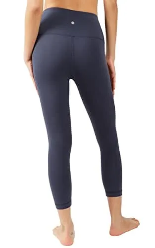 Yogalicious High Waist Ultra Soft Lightweight Capris - Celestial Navy Lux - XS